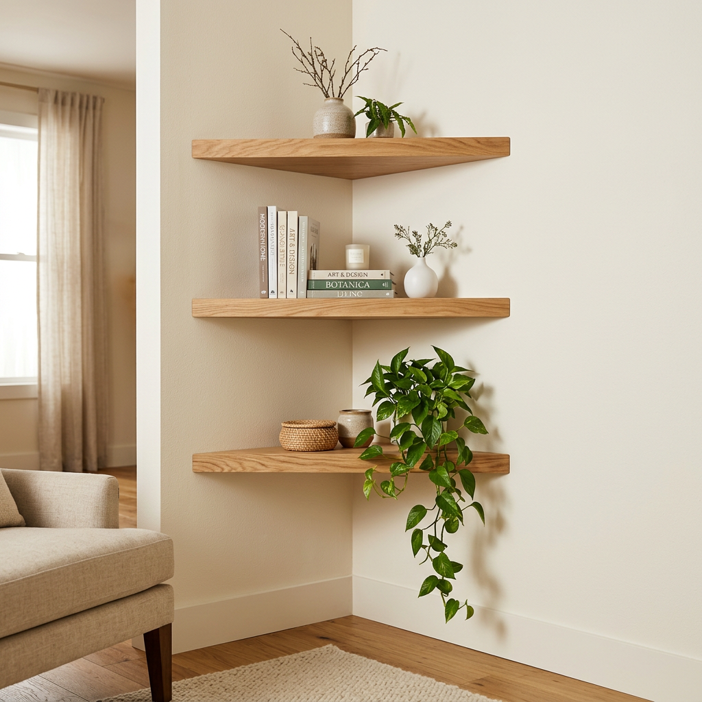 Thumbnail Corner Wall Shelves